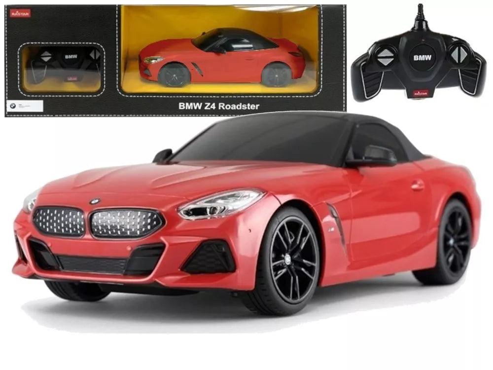 BMW Z4 Roadster RASTAR 1:18 – raudonas nuotolinio valdymo automobilis (2.4G)